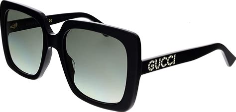 gucci gg0418s 001 shiny black trova trovaprezzi|Amazon.com: Gucci GG0418S 001 54M Black/Grey Gradient .